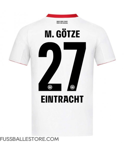 Günstige Eintracht Frankfurt Mario Gotze #27 Auswärtstrikot 2025-26 Kurzarm Günstige Eintracht Frankfurt Mario Gotze #27 Auswärtstrikot 2025-26 Kurzarm